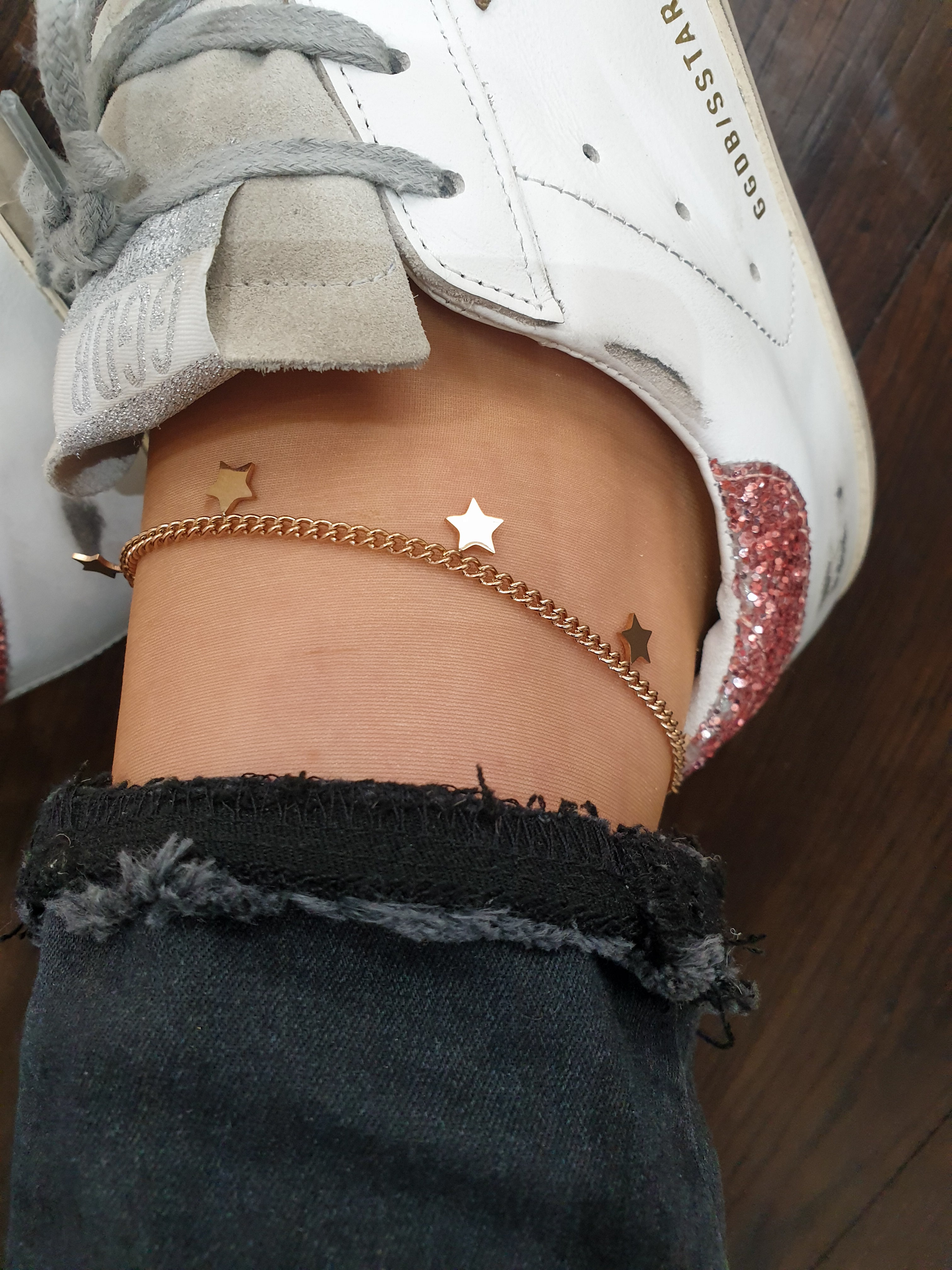 Armband für Bein mit Symbolen | Asterisk