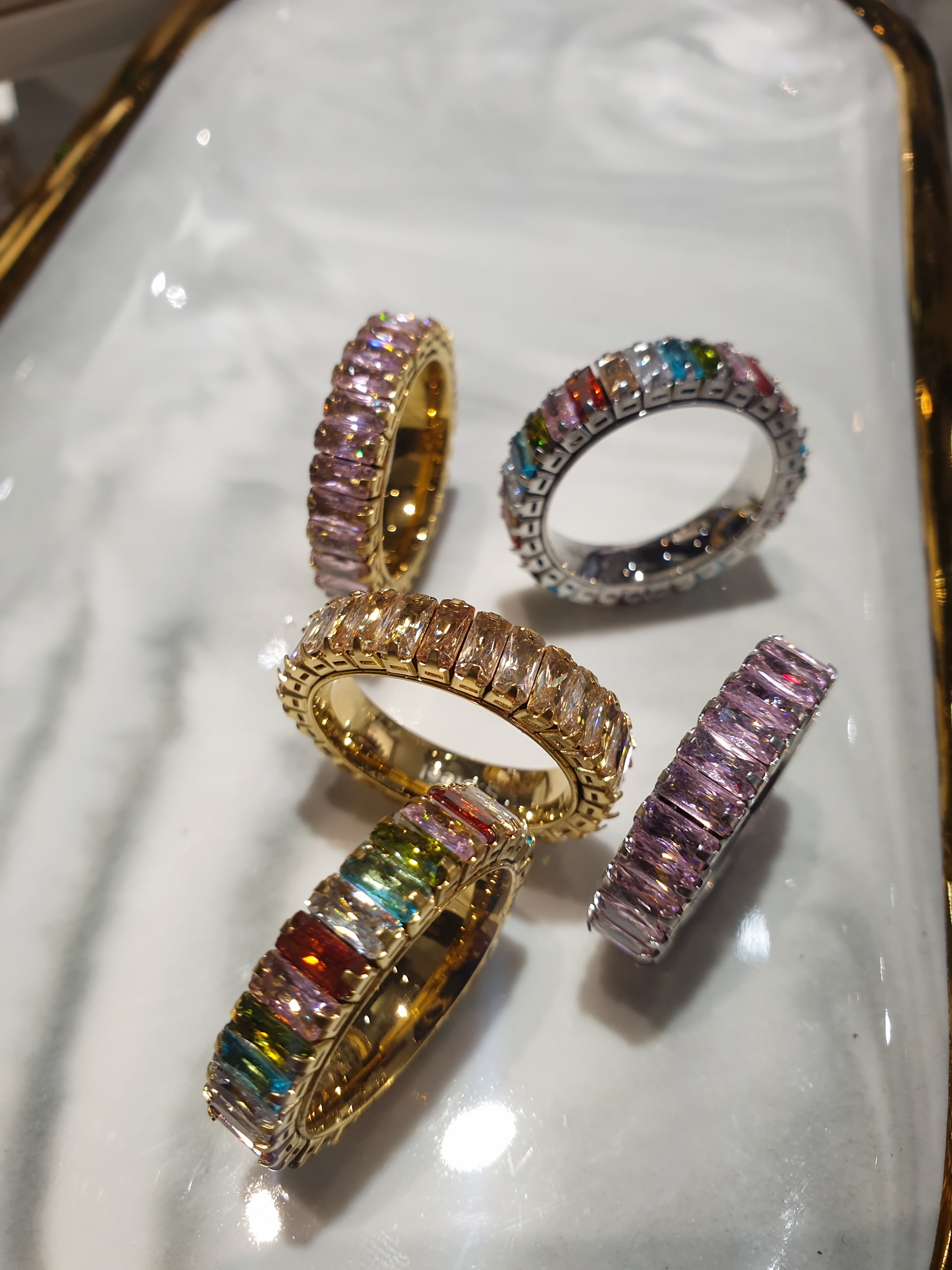 Prstan FAIRYTALE | Pink/Silver