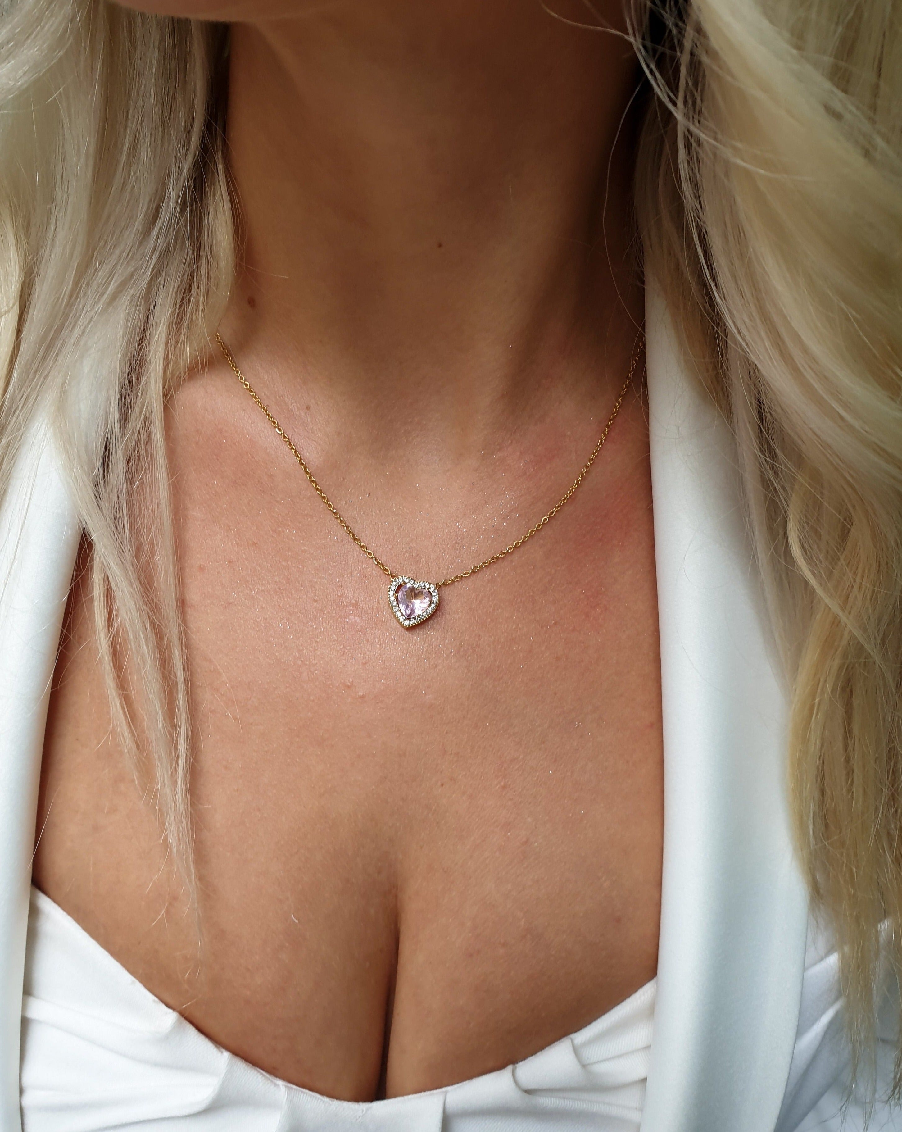 Halskette mit Anhänger VALENTINE | Gold