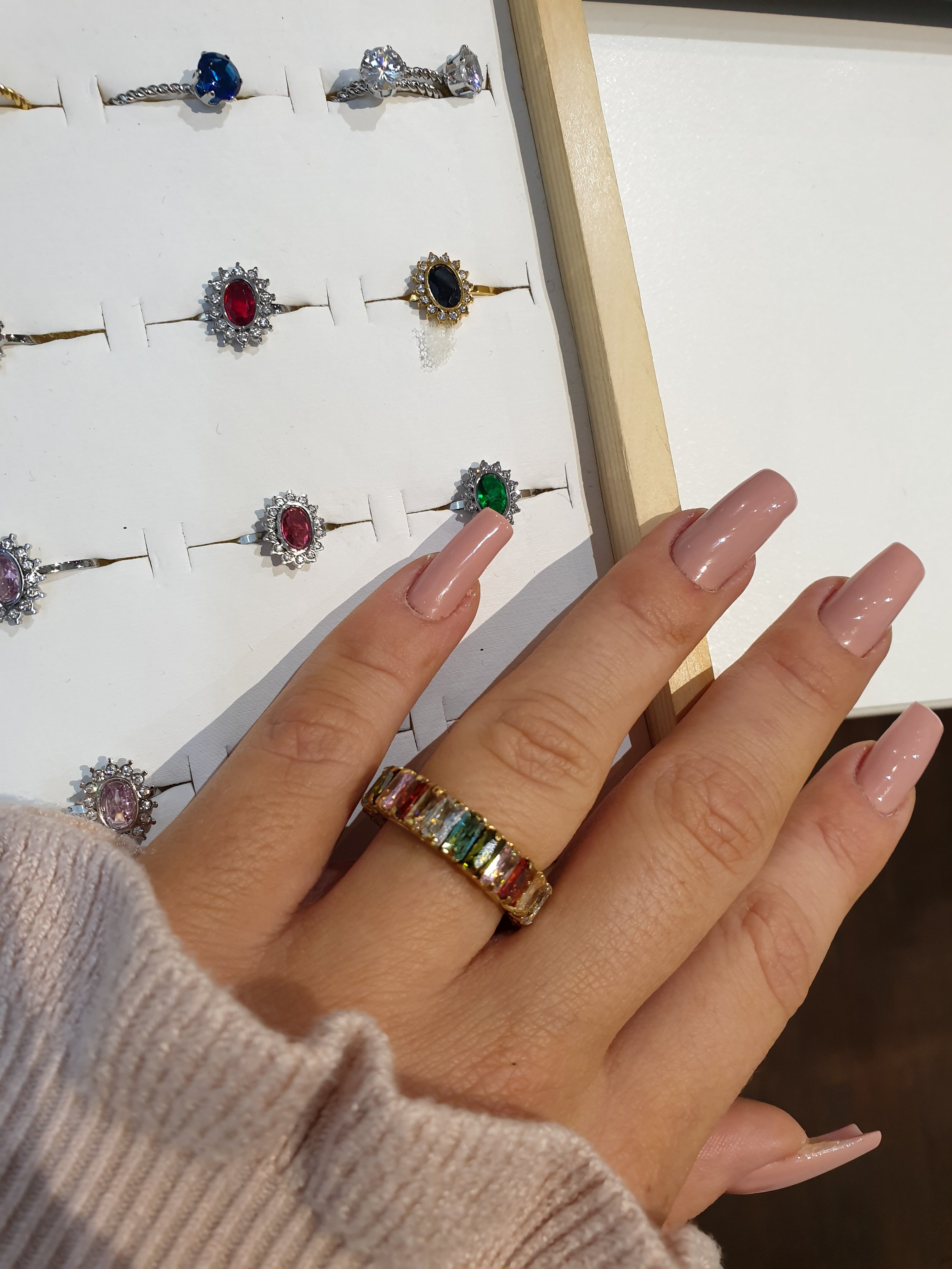 Prstan FAIRYTALE | Multicolor/Silver