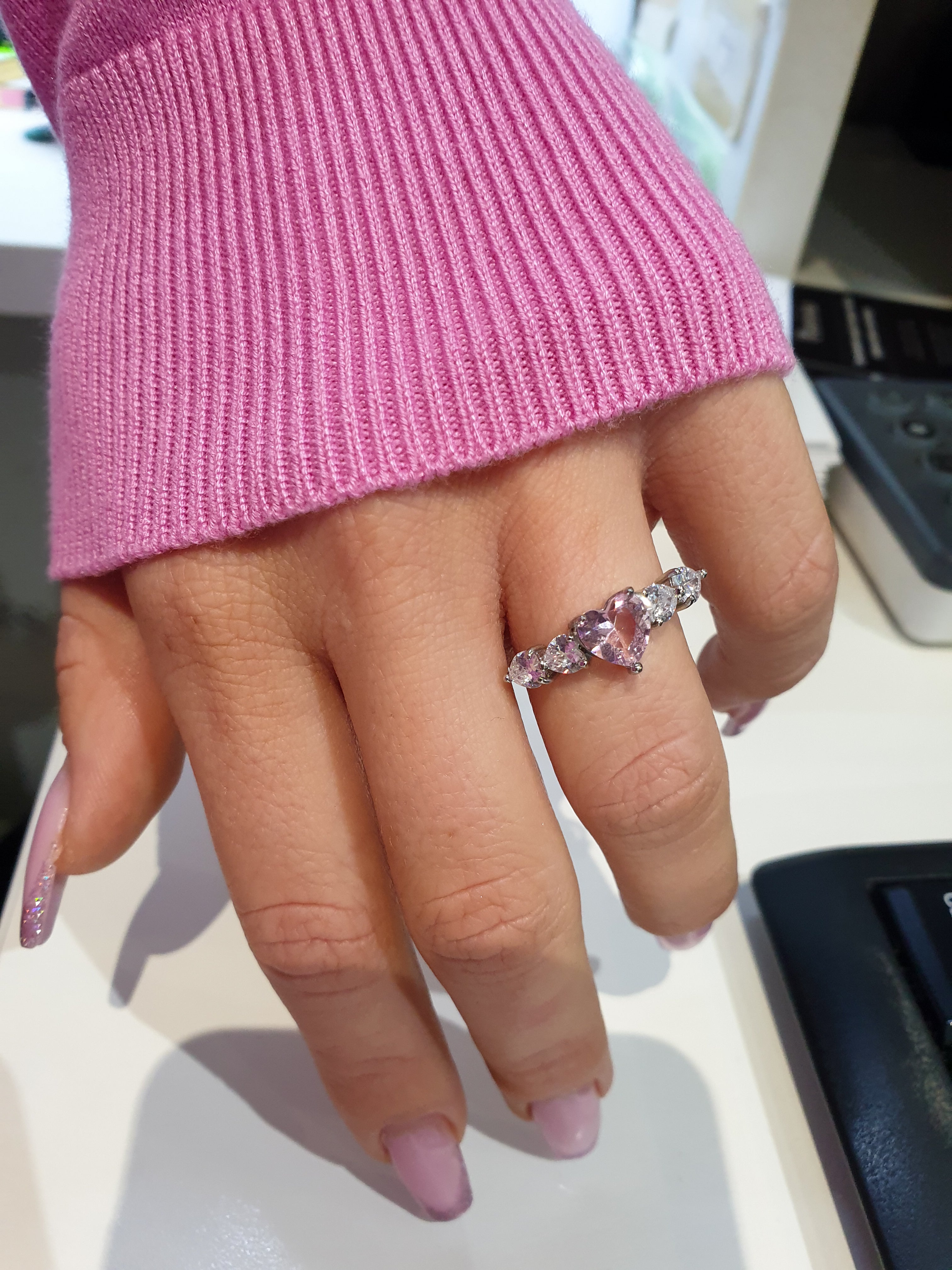 Prstan VALENTINE Gold | z več cirkoni