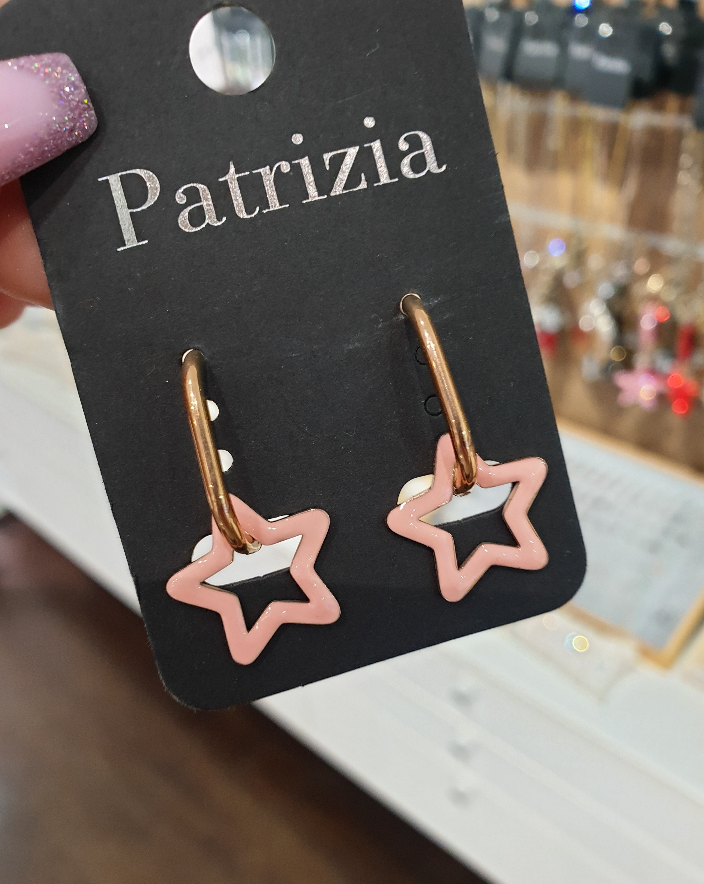 STARS Ohrringe mit Anhänger