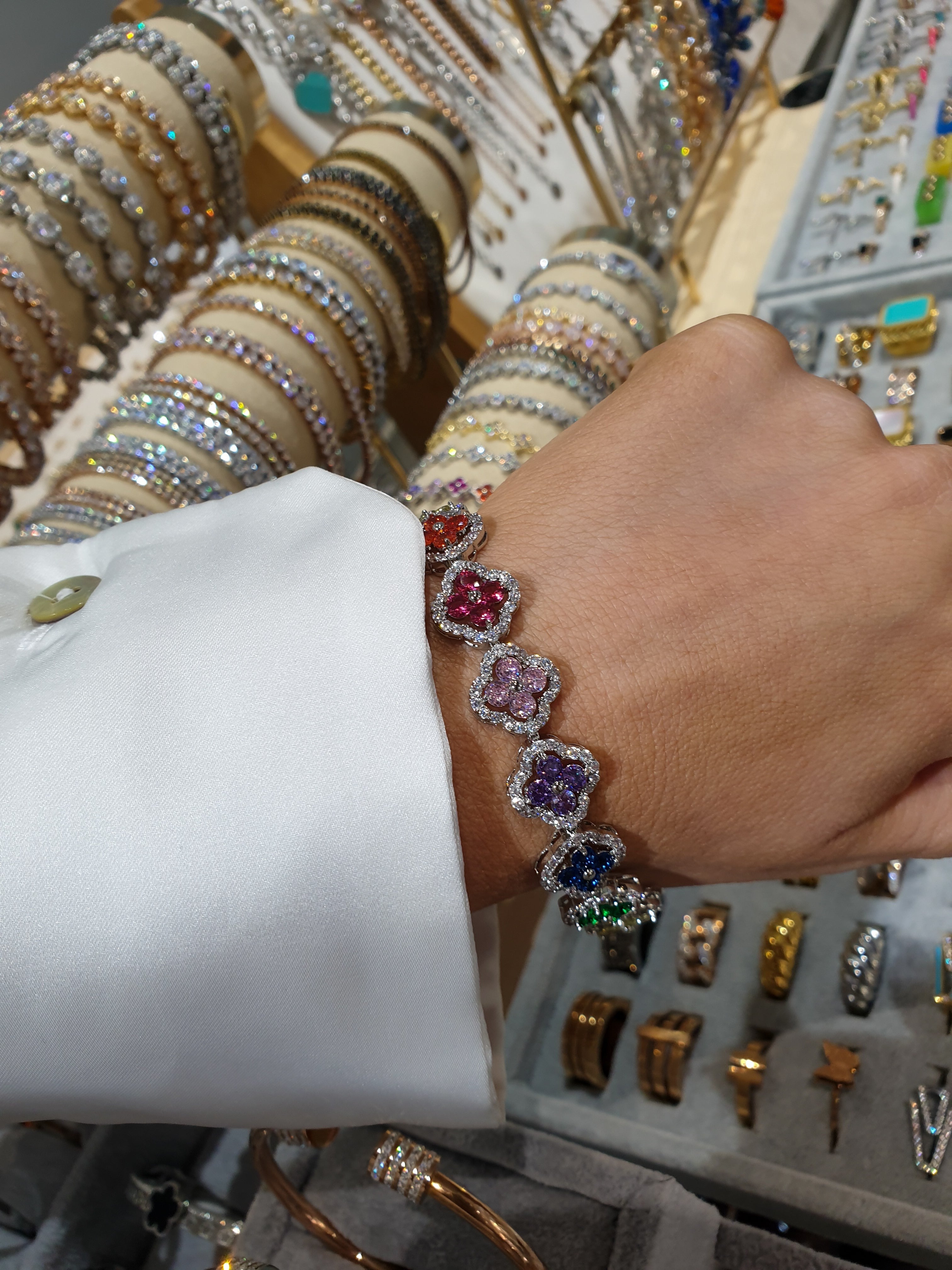 Armband mit Strasssteinen PREMIUM