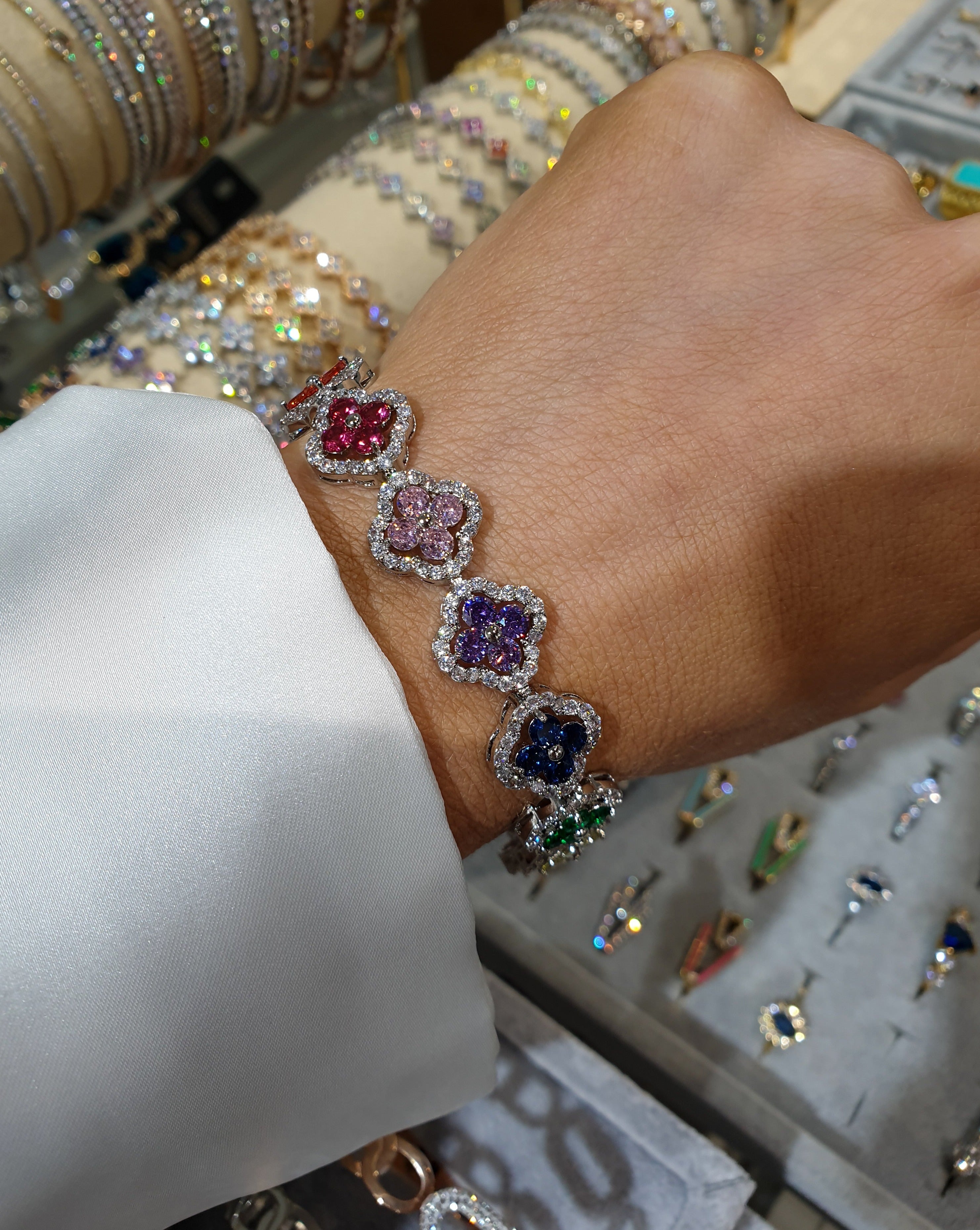 Armband mit Strasssteinen PREMIUM