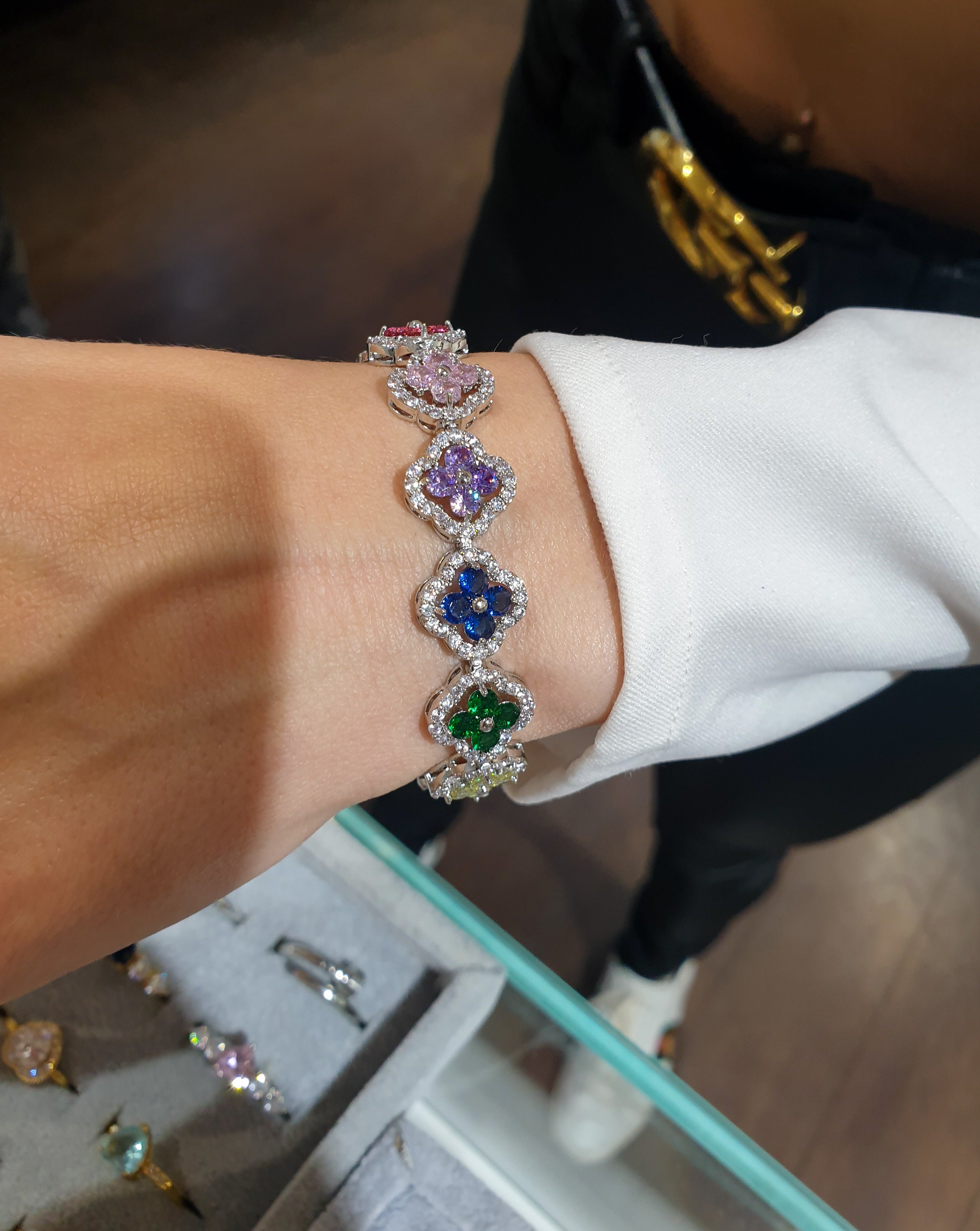 Armband mit Strasssteinen PREMIUM