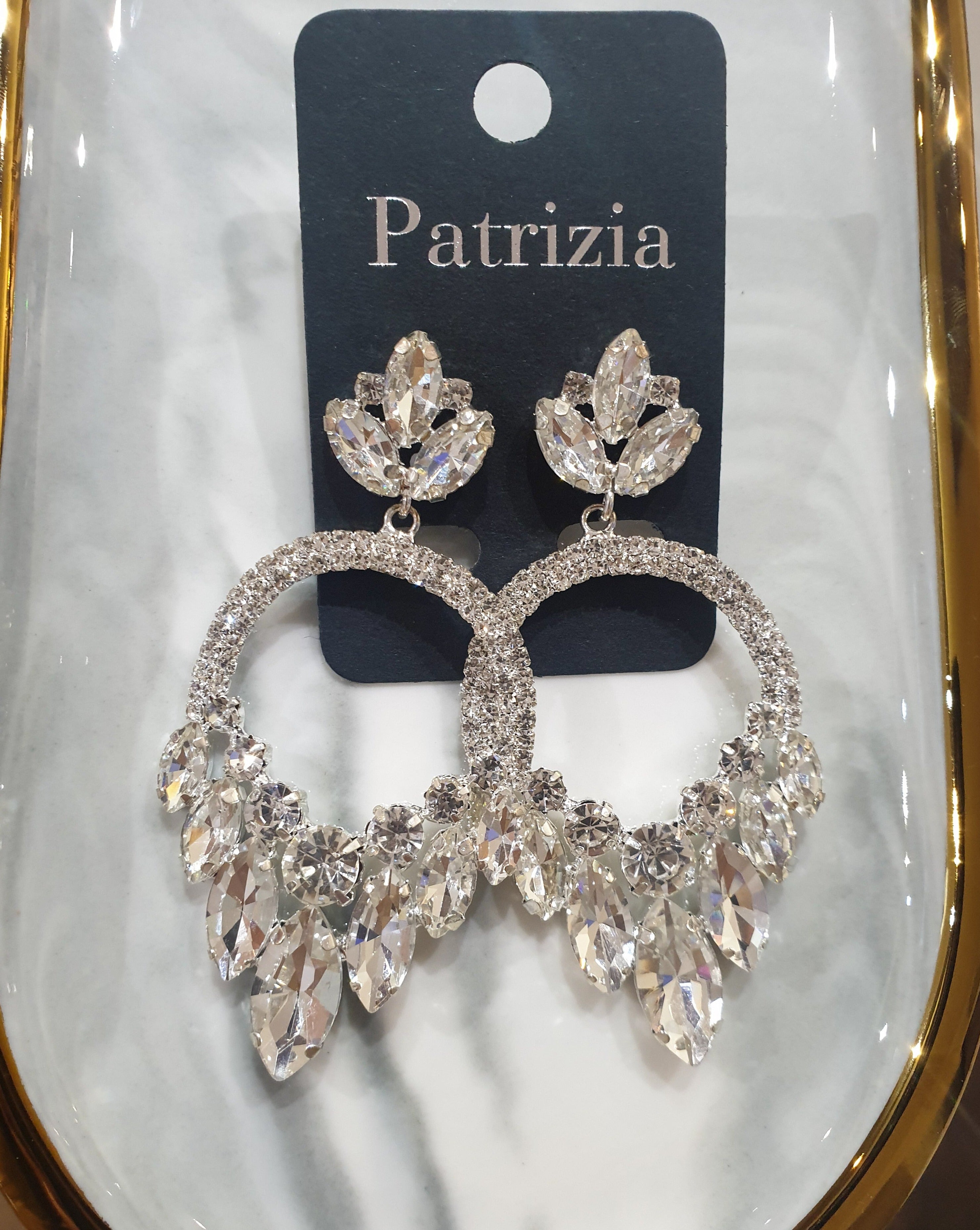 Viseči uhani Cinderella | White