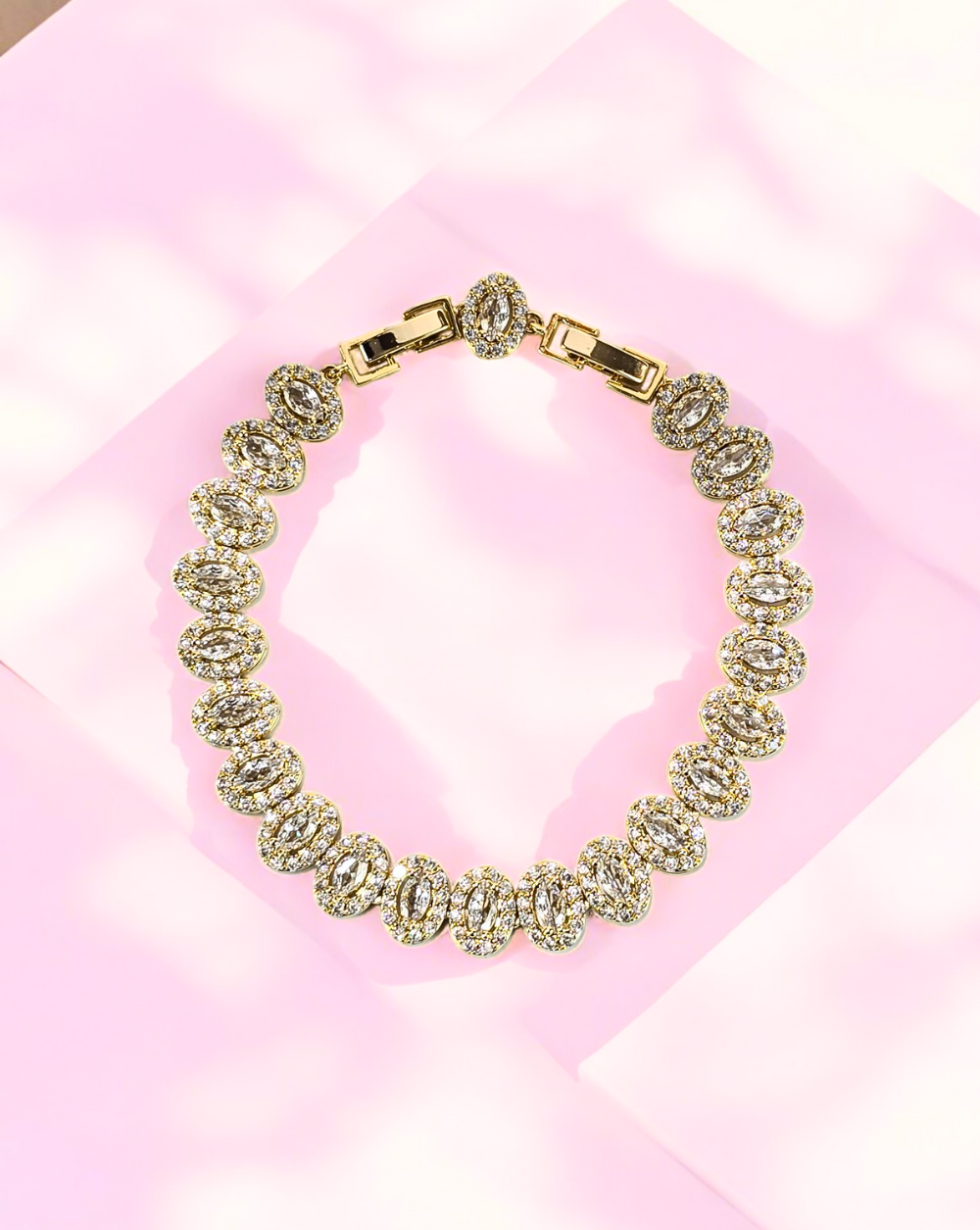 Armband mit HAUTE-Zirkonen | Gold