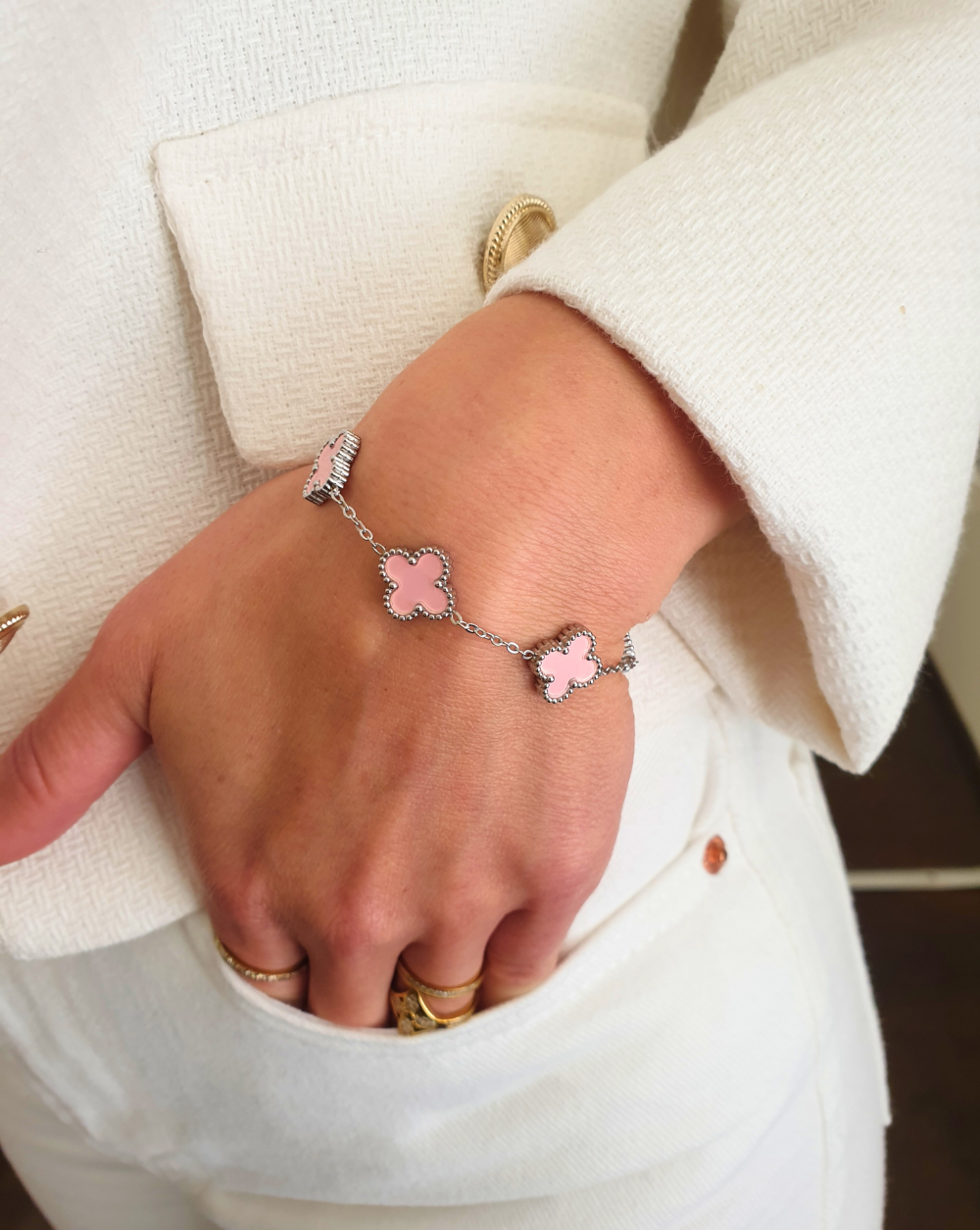 Armband CHIC CLOVER | Verschiedene Farben