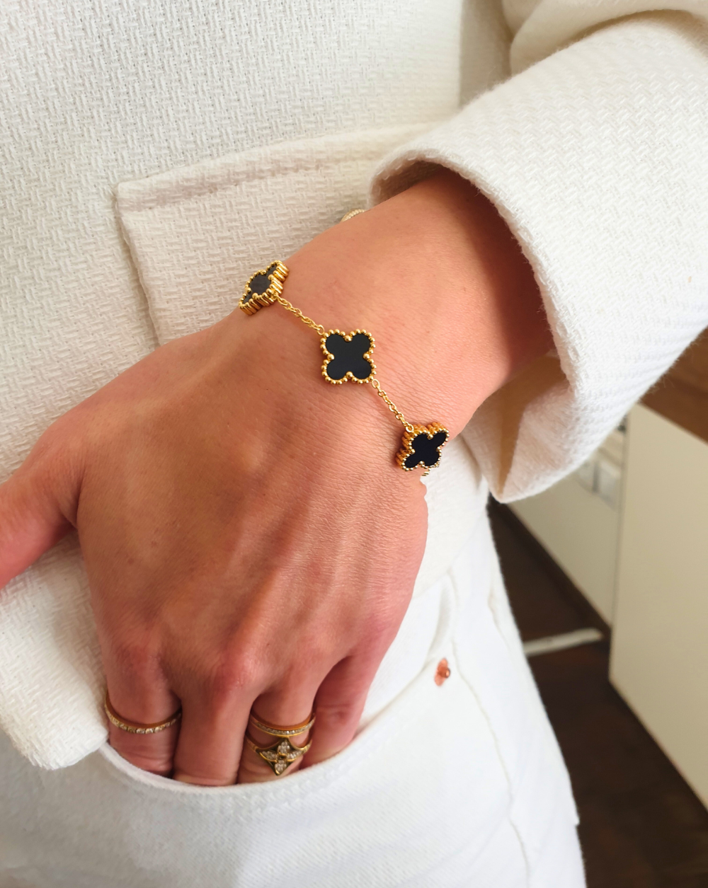 Armband CHIC CLOVER | Verschiedene Farben