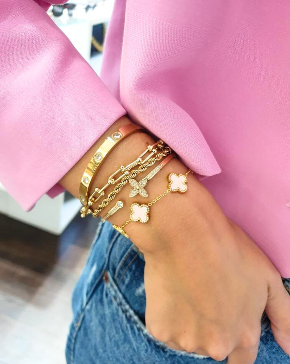 Armband CHIC CLOVER | Verschiedene Farben
