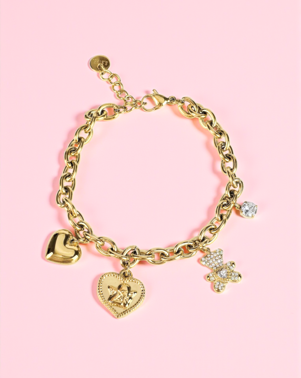 Fashion Bracelet AMORE pendants — Patrizia Ljubljana