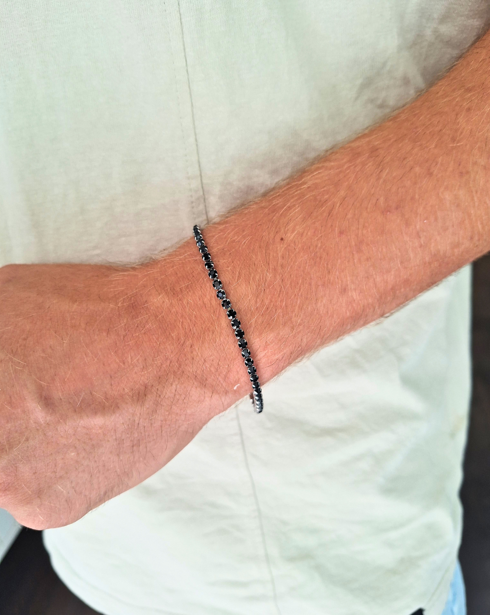 Armband Herrentennis | Black