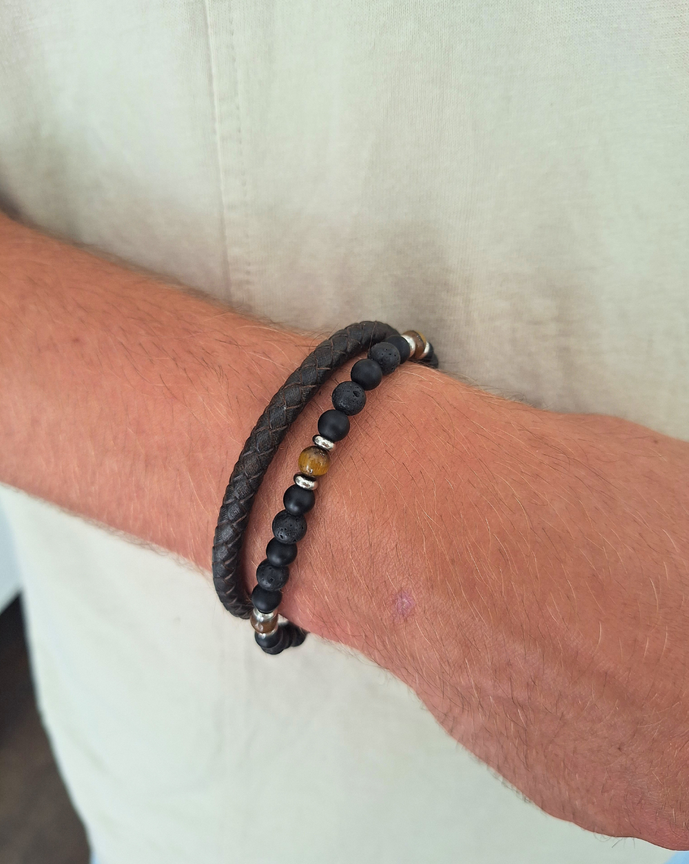 Armband Herren Leder CUFFWEAR | Black