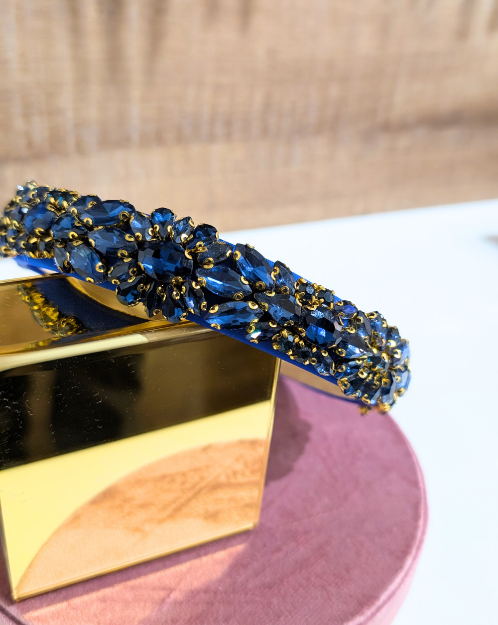 Headband in turquoise blue Trgovina Patrizia