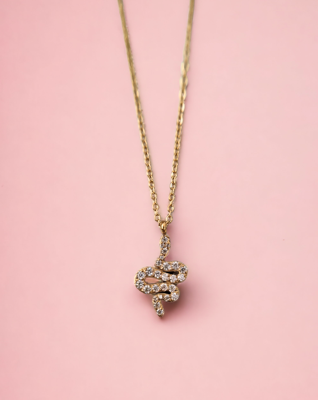 Verižica Mini Snake s cirkoni