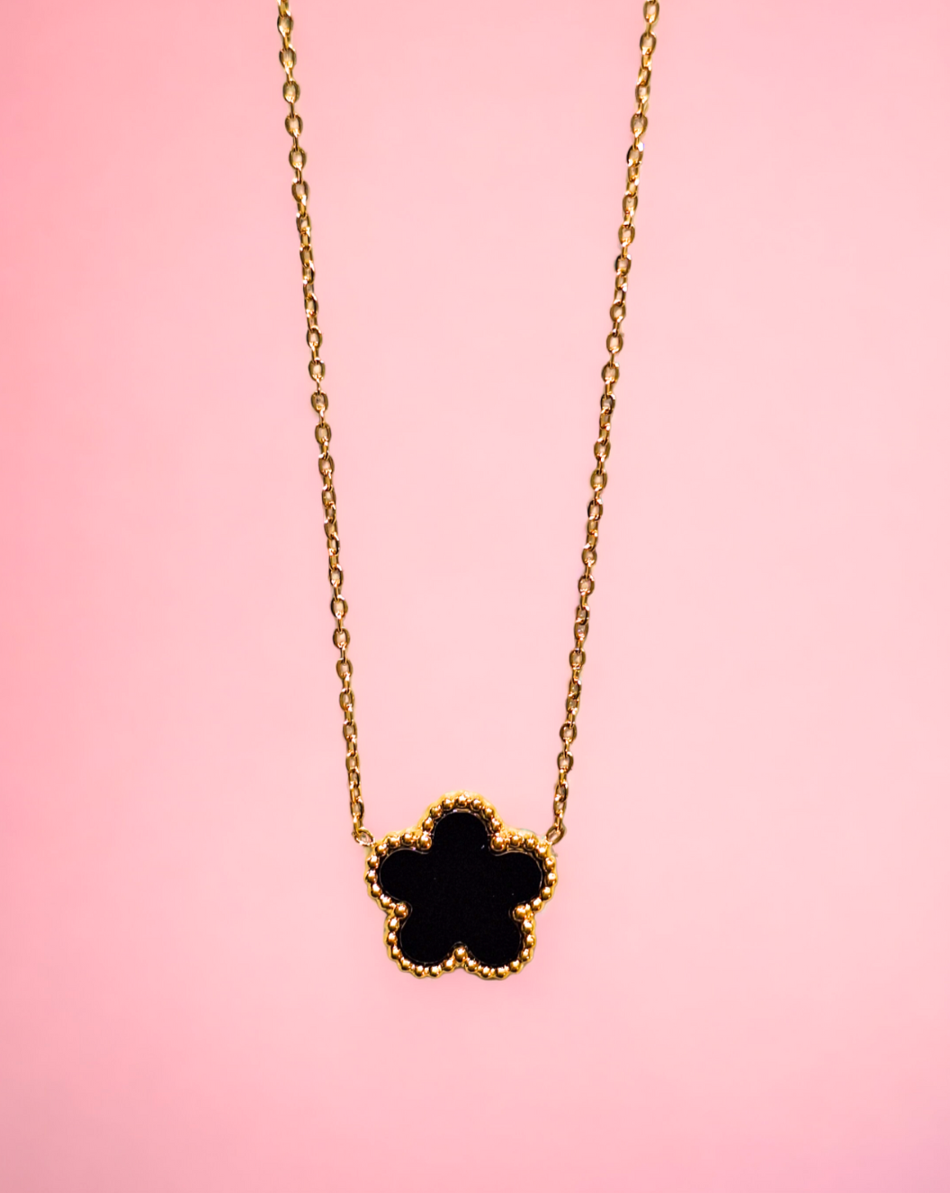 Halskette FLOWERS | Black