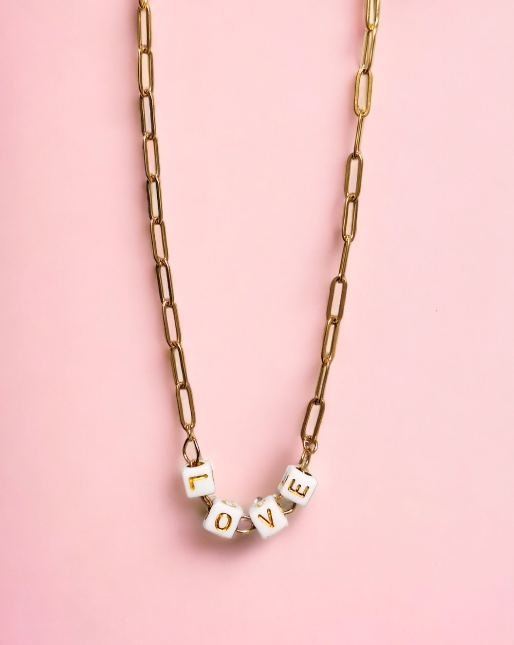 Modna verižica LOVE | Gold