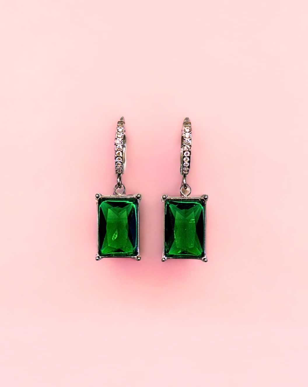 Okrogli uhani GEM Crystals | Različne barve