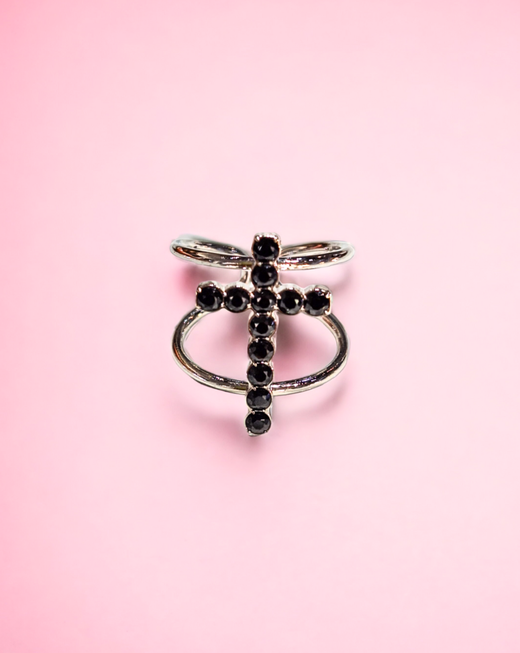 Prstan CROSS BLACK