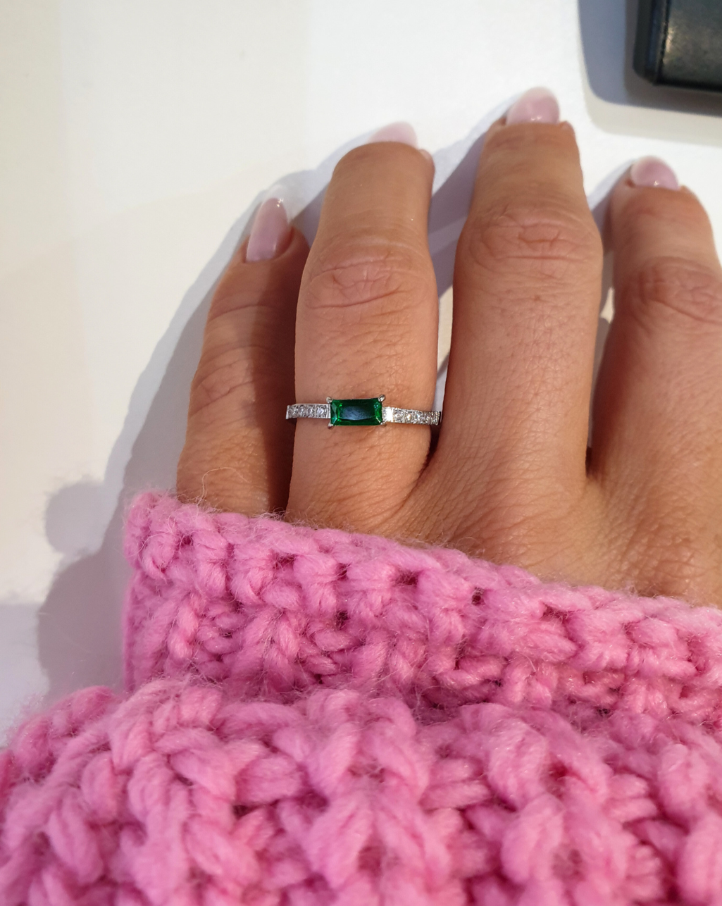 Minimalist Ring PAVE | Silver