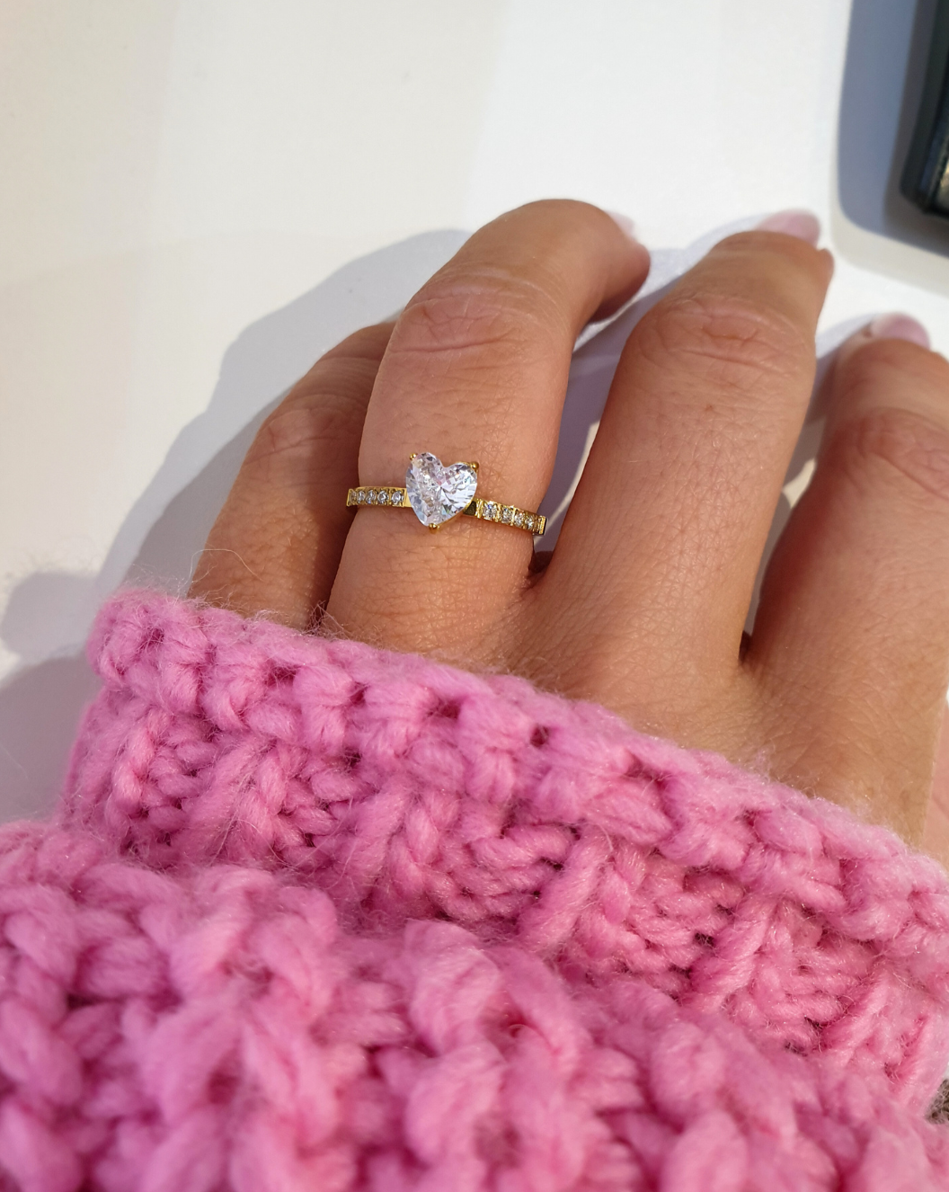 Minimalist Ring HEART | Gold