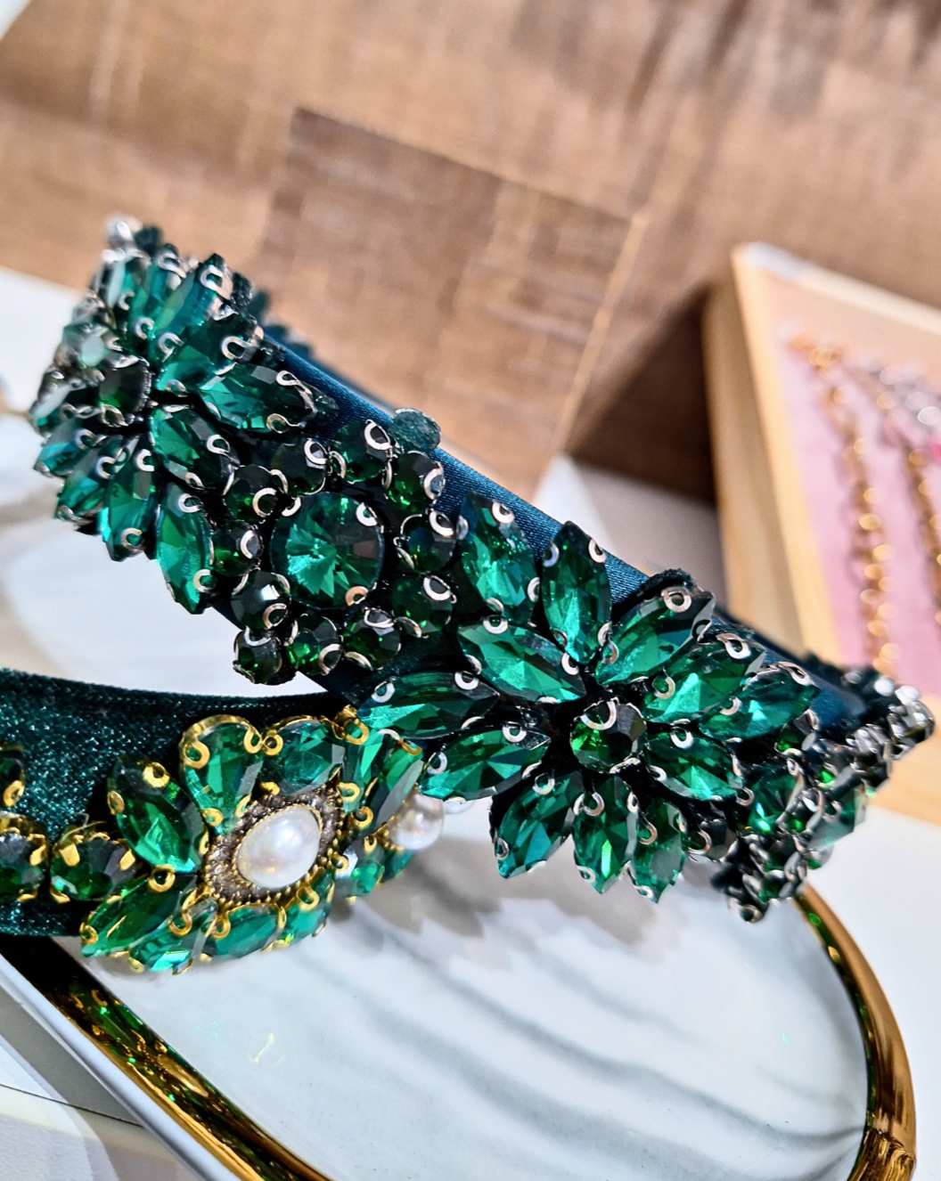 Obroč za lase NEW YEARS PARTY | Green