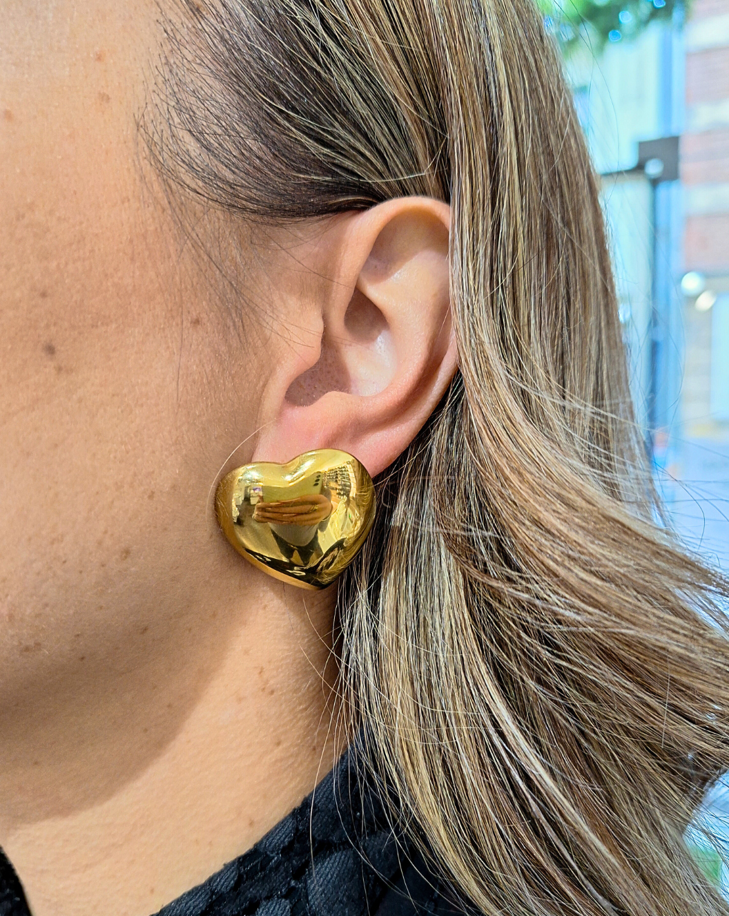 Earrings CHUNKY HEART