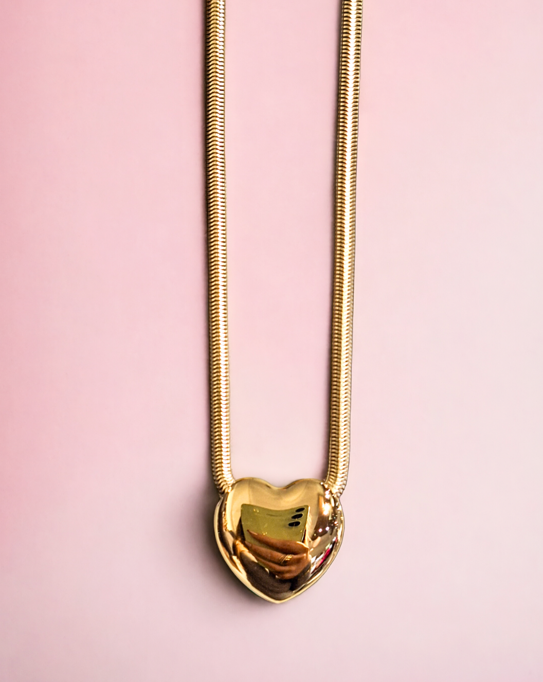 Statement verižica z obeskom BOLD HEART