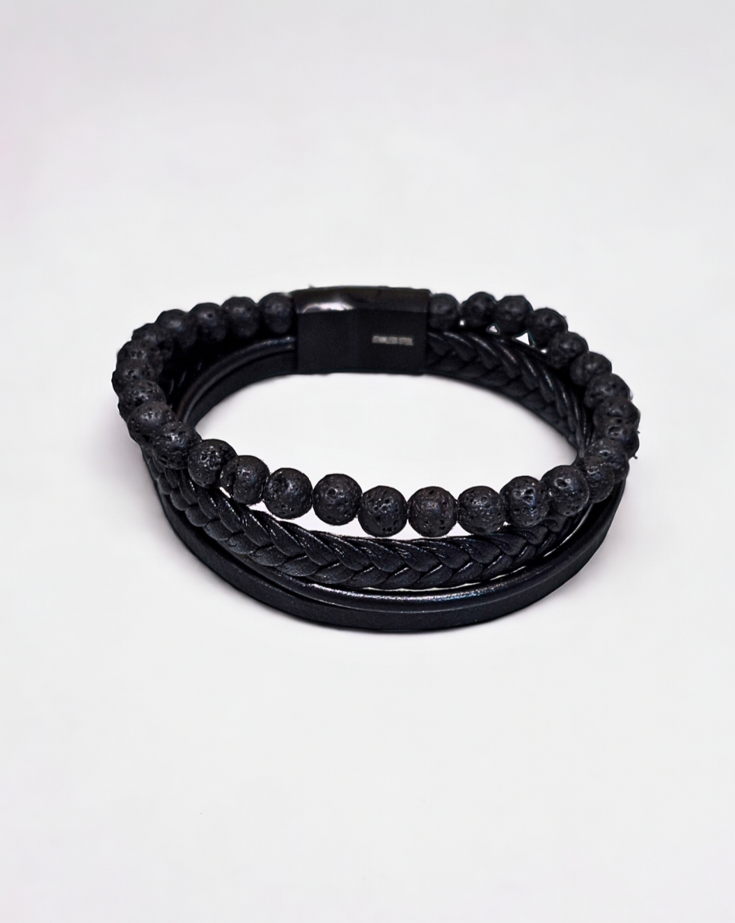 Armband Herren Leder WRIST WARRIOR | Black