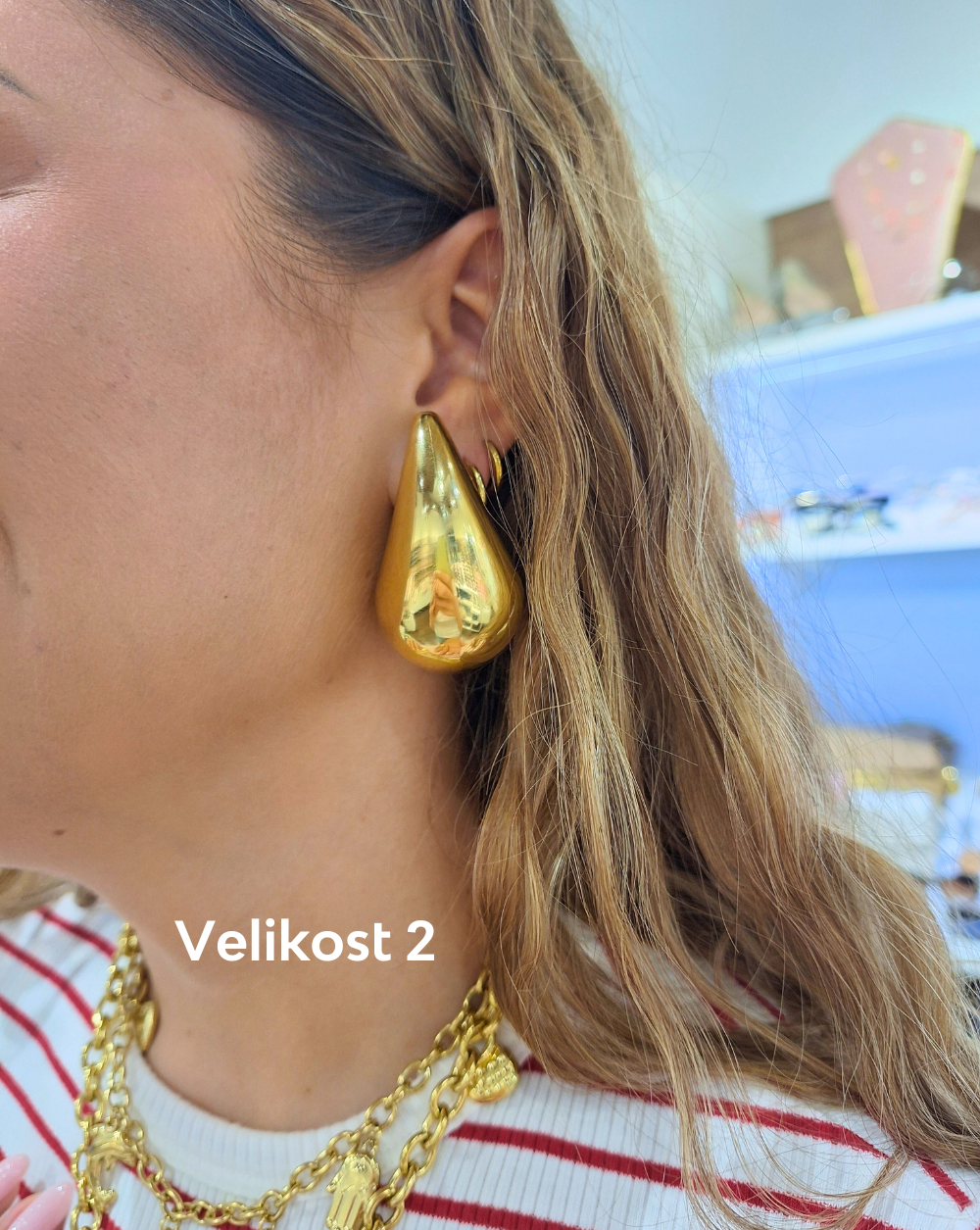 CHUNKY DROP Ohrringe | Größeres Modell