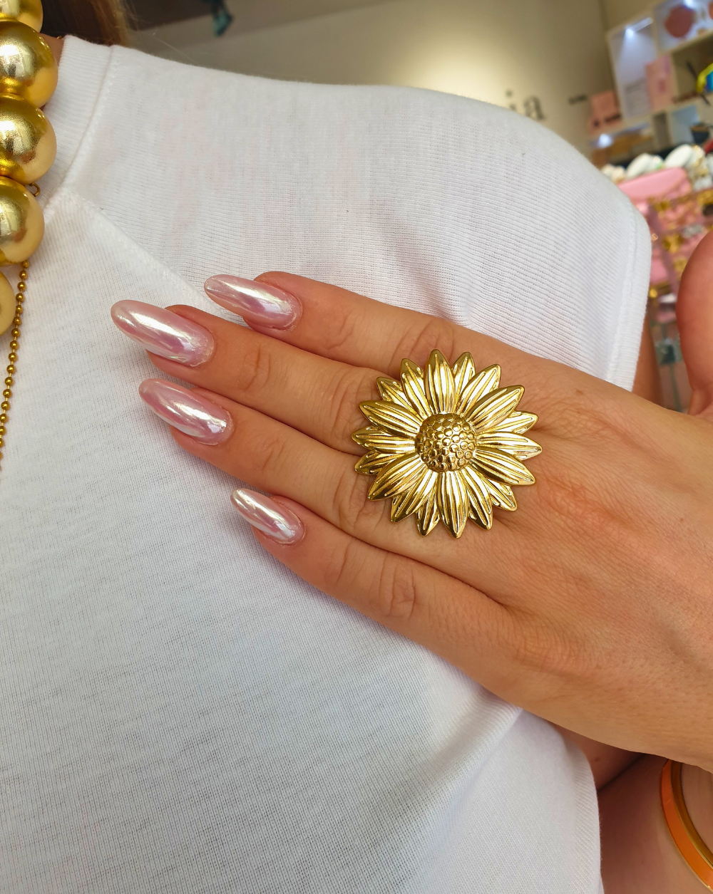 Ring SUNFLOWER BIG