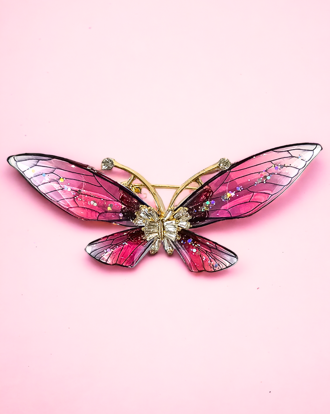 Brooch PAPILION-Pink