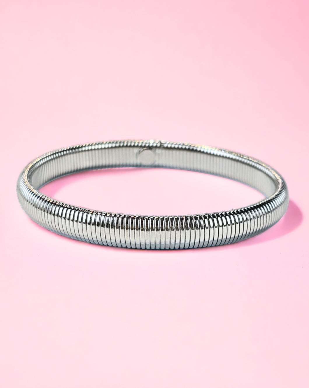 Zapestnica CHUNKY SNAKE 0,8 cm | Silver