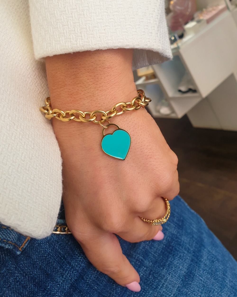 Armband BLAU HEART