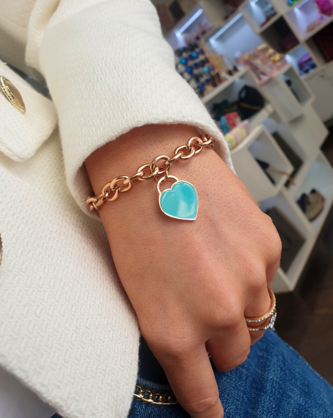 Armband BLAU HEART