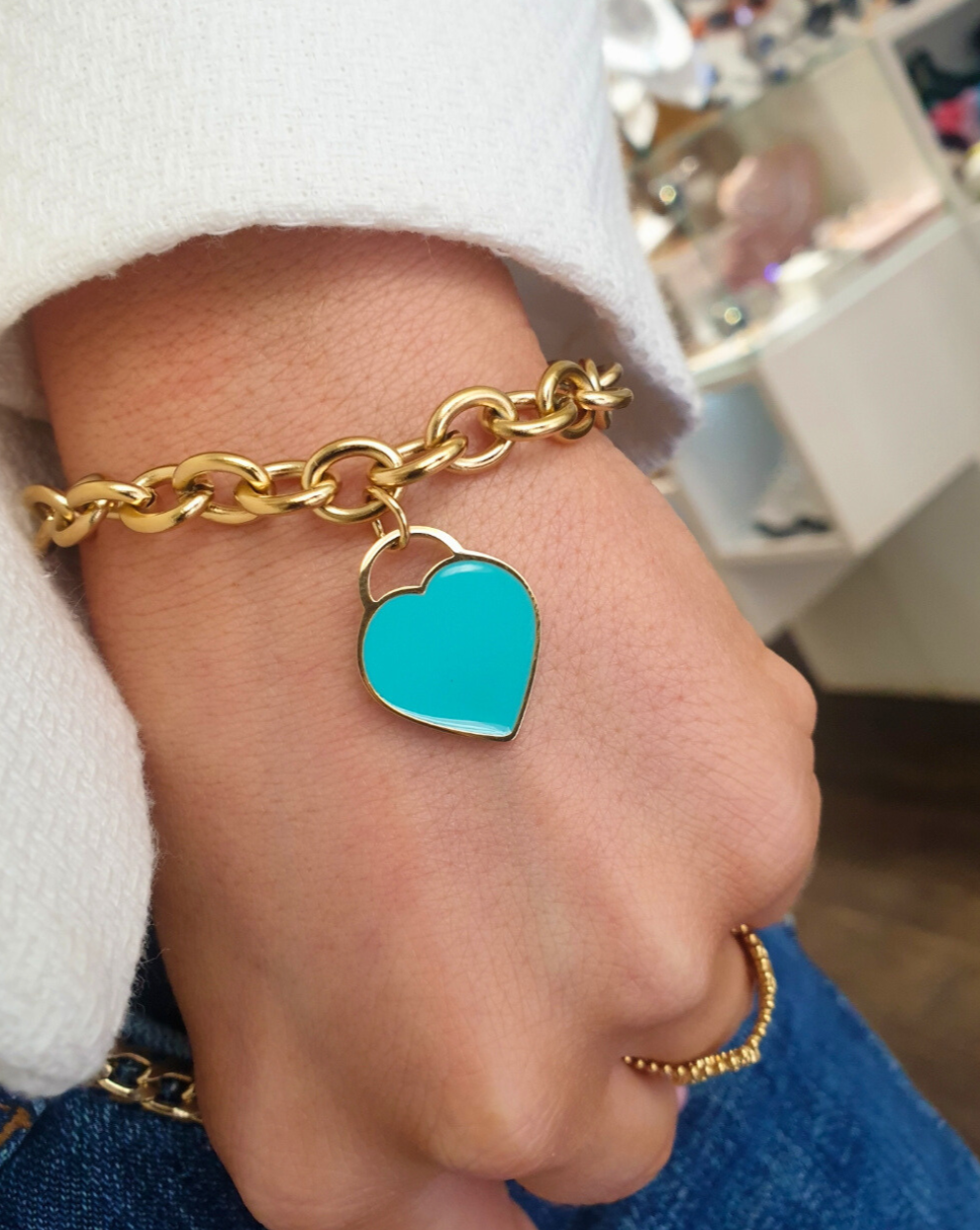 Armband BLAU HEART