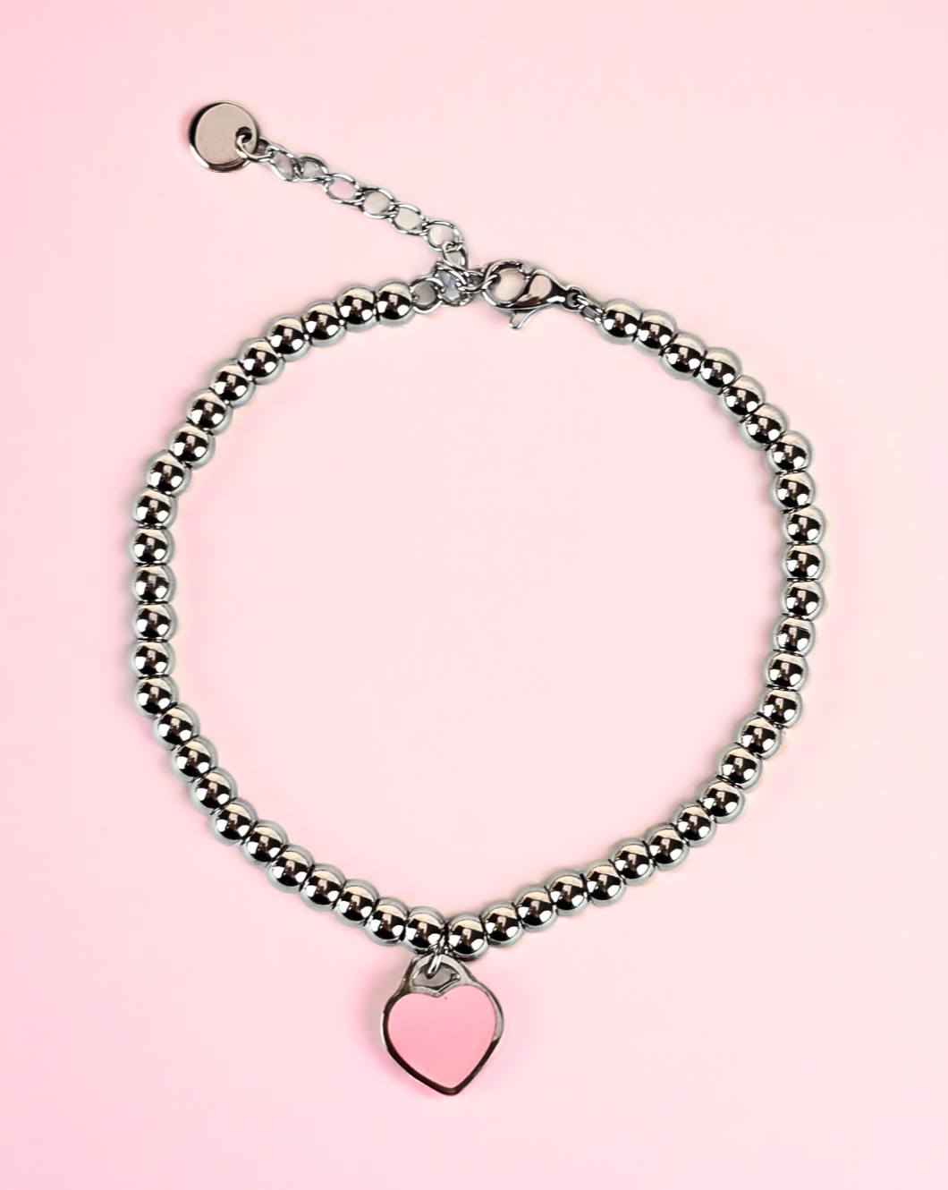Fashion Bracelet with Heart | Silver