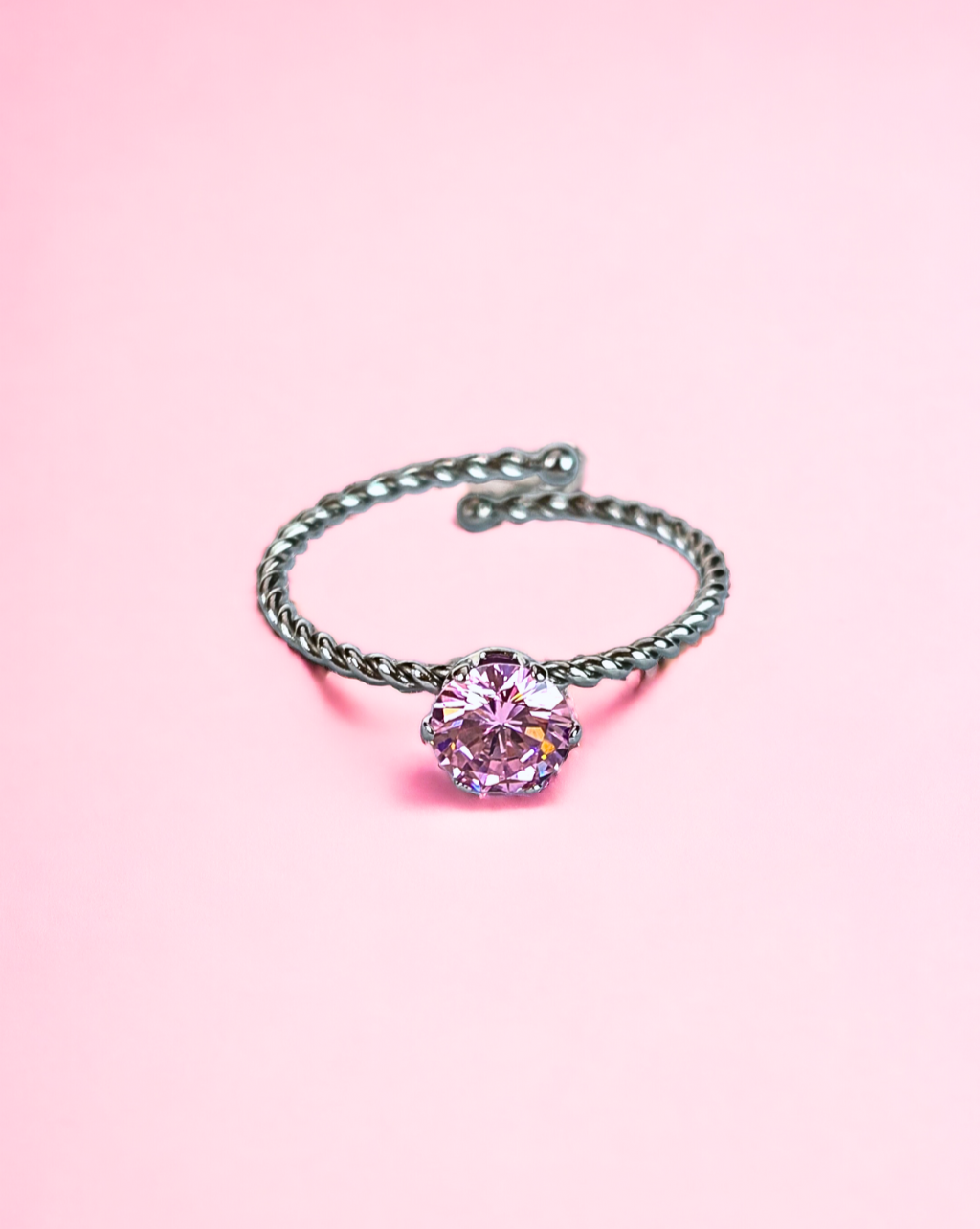 Ring TWIST mit Kreislauf | Silver