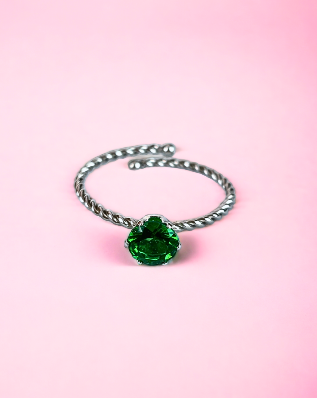 Ring TWIST mit Kreislauf | Silver