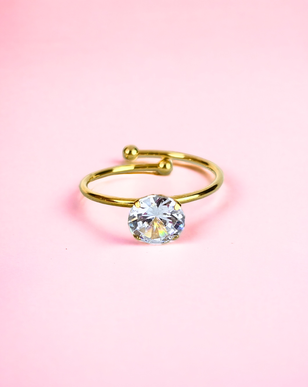 Ring Minimalistisch DAINTY ENGAGEMENT | Gold