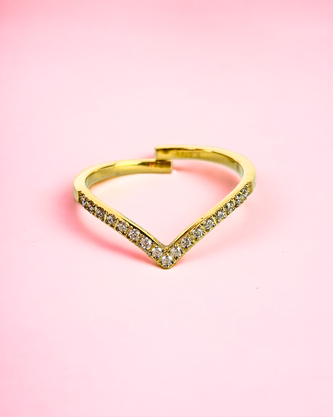 Minimalist Ring V with zircons