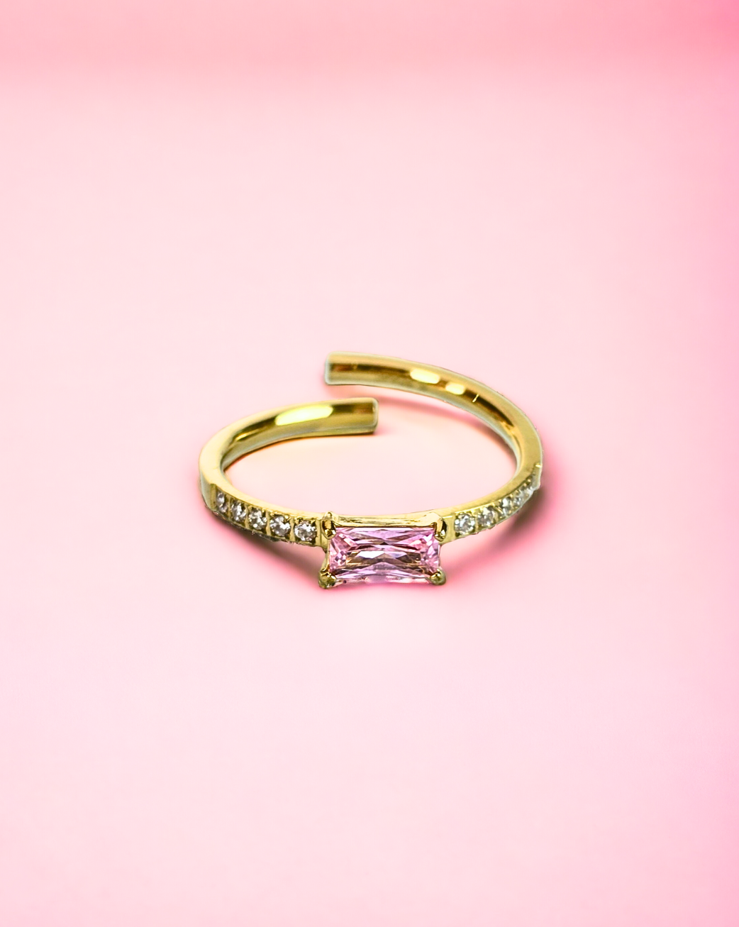 Minimalistični prstan PAVE | Gold