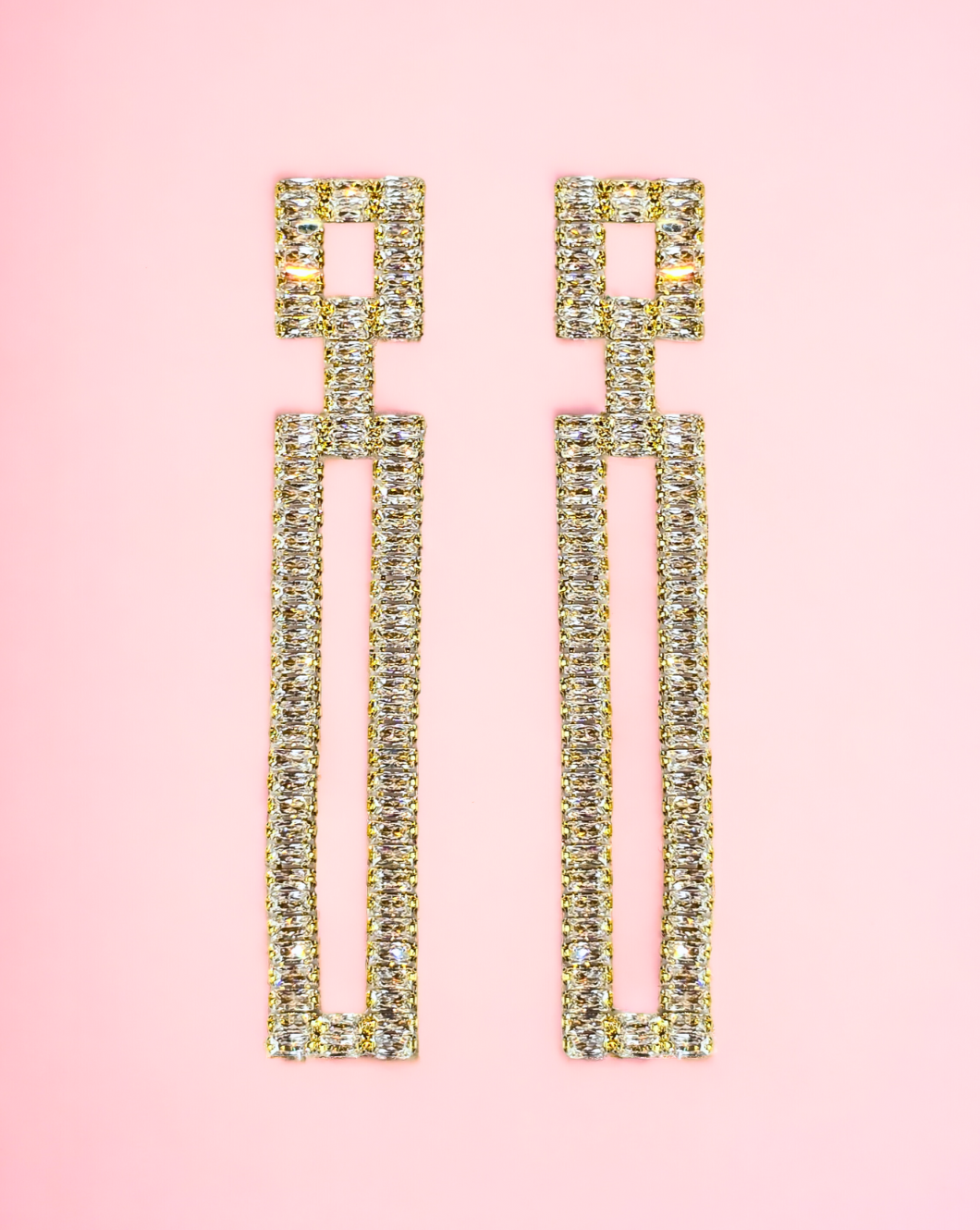 Ohrringe baumelnd GLITTER | Gold
