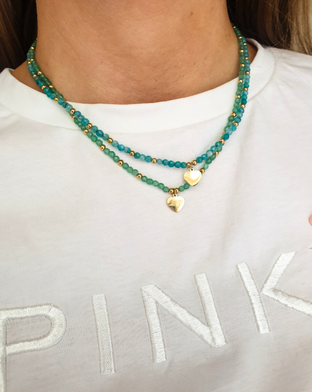 Modna verižica BEAD BLISS| Heart