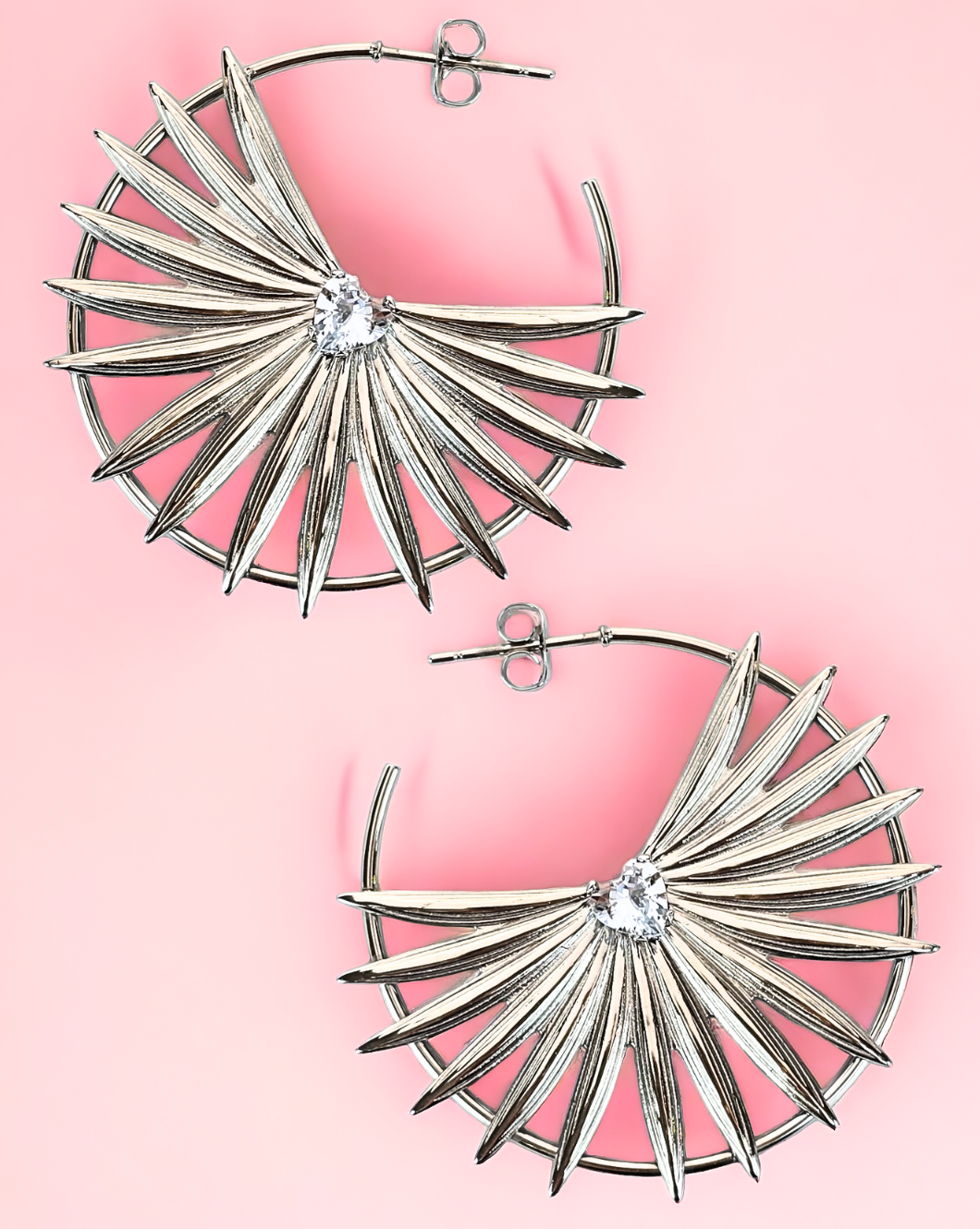 Uhani BAGUETTE CIRCLE