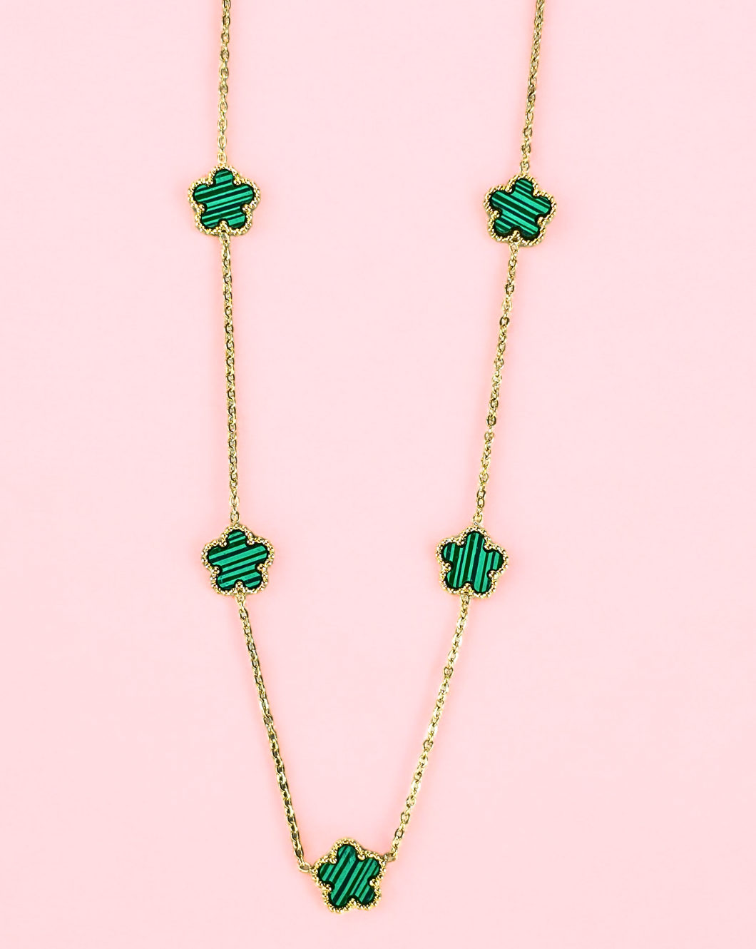 Modna verižica FLOWERS Mini | Green
