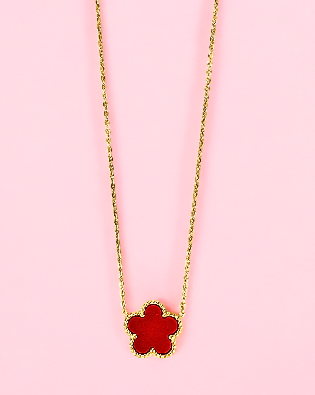 Verižica FLOWERS | Red