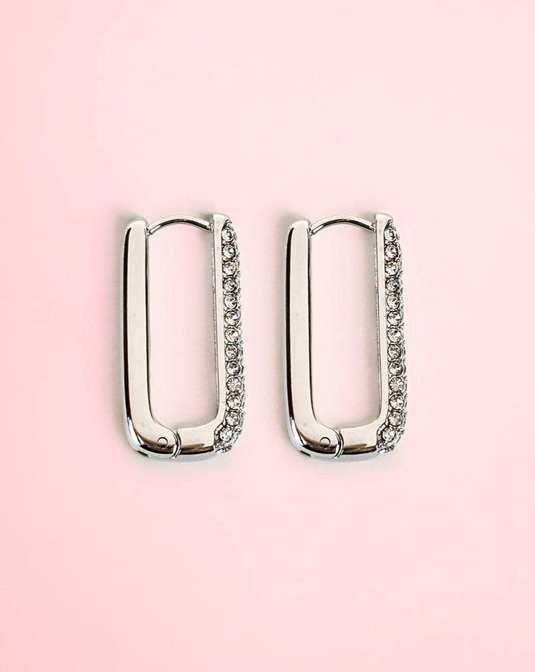 PAVE earrings SQUARE