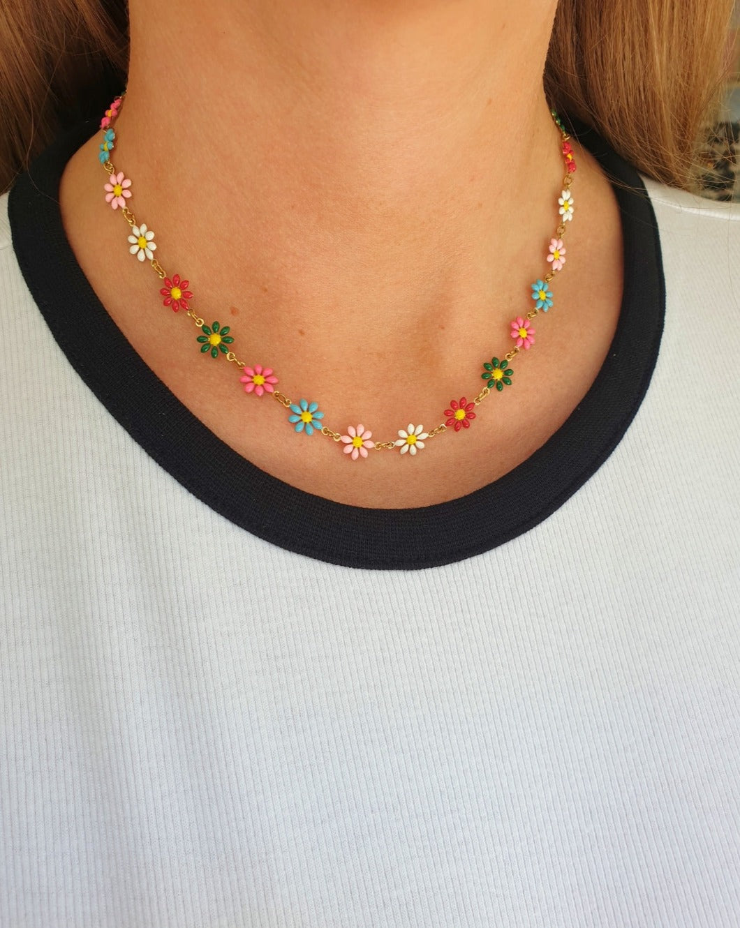 Modna verižica DAISY COLORS