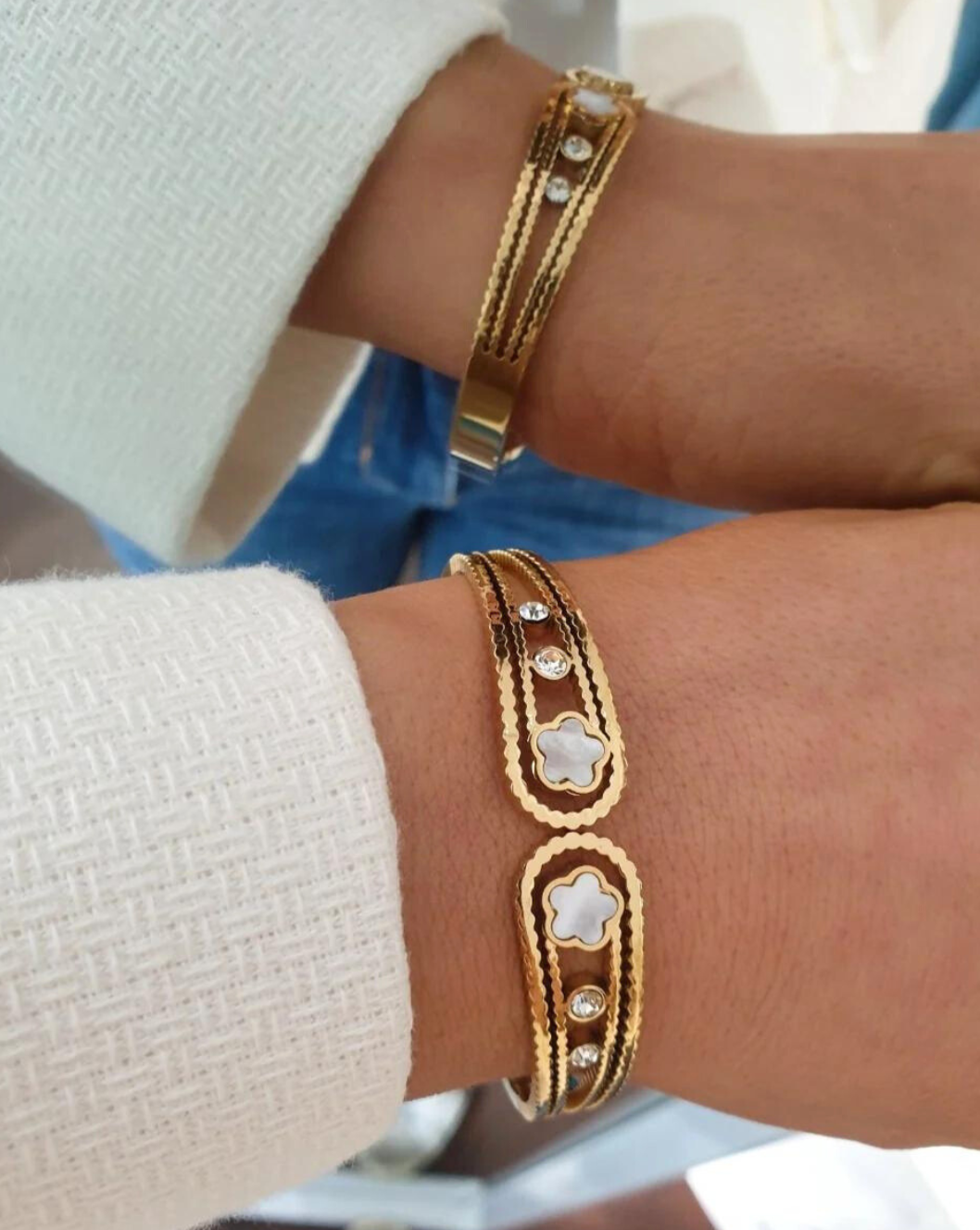 Modna zapestnica FORTUNATE | Gold